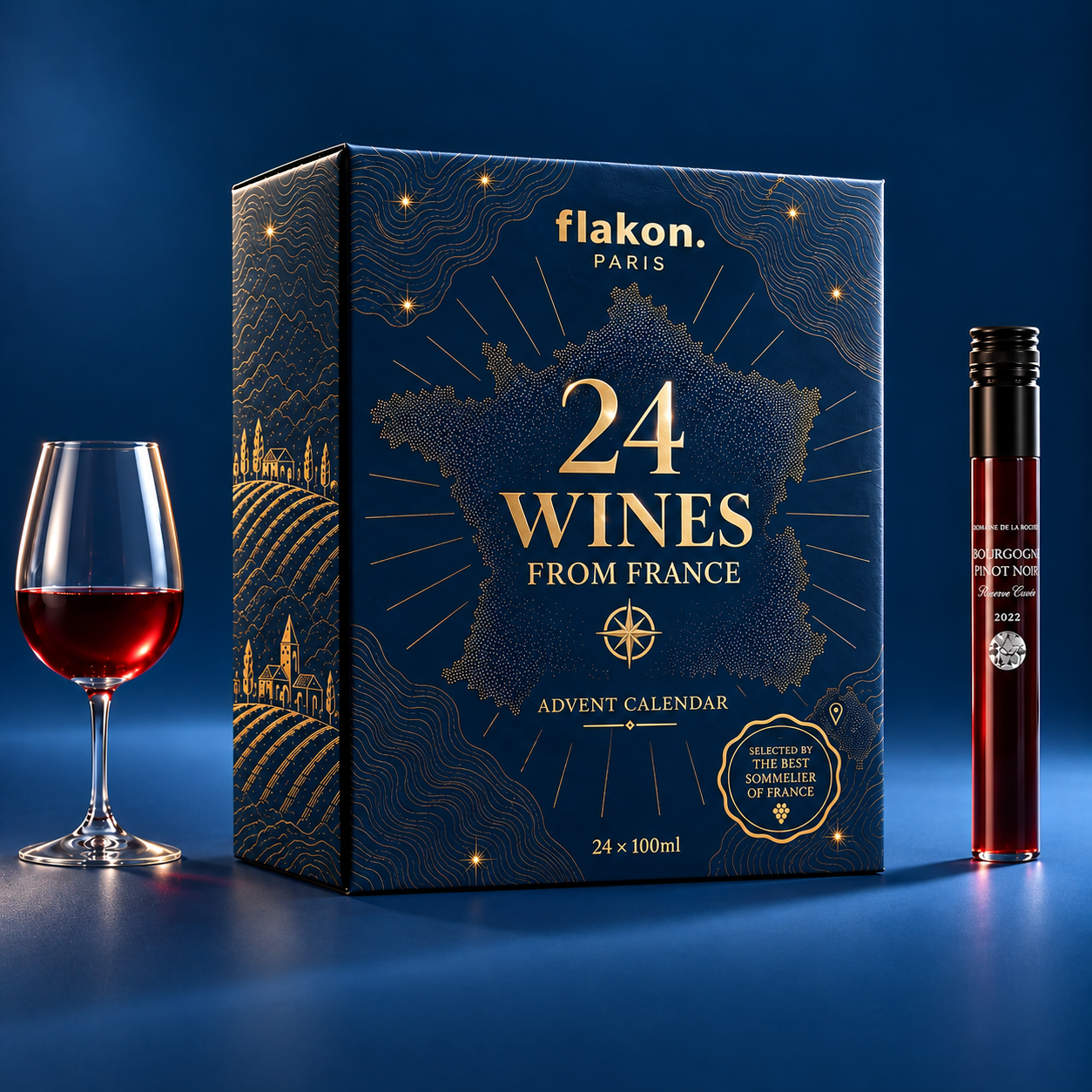 Wine Advent Calendar - 24 French Wines